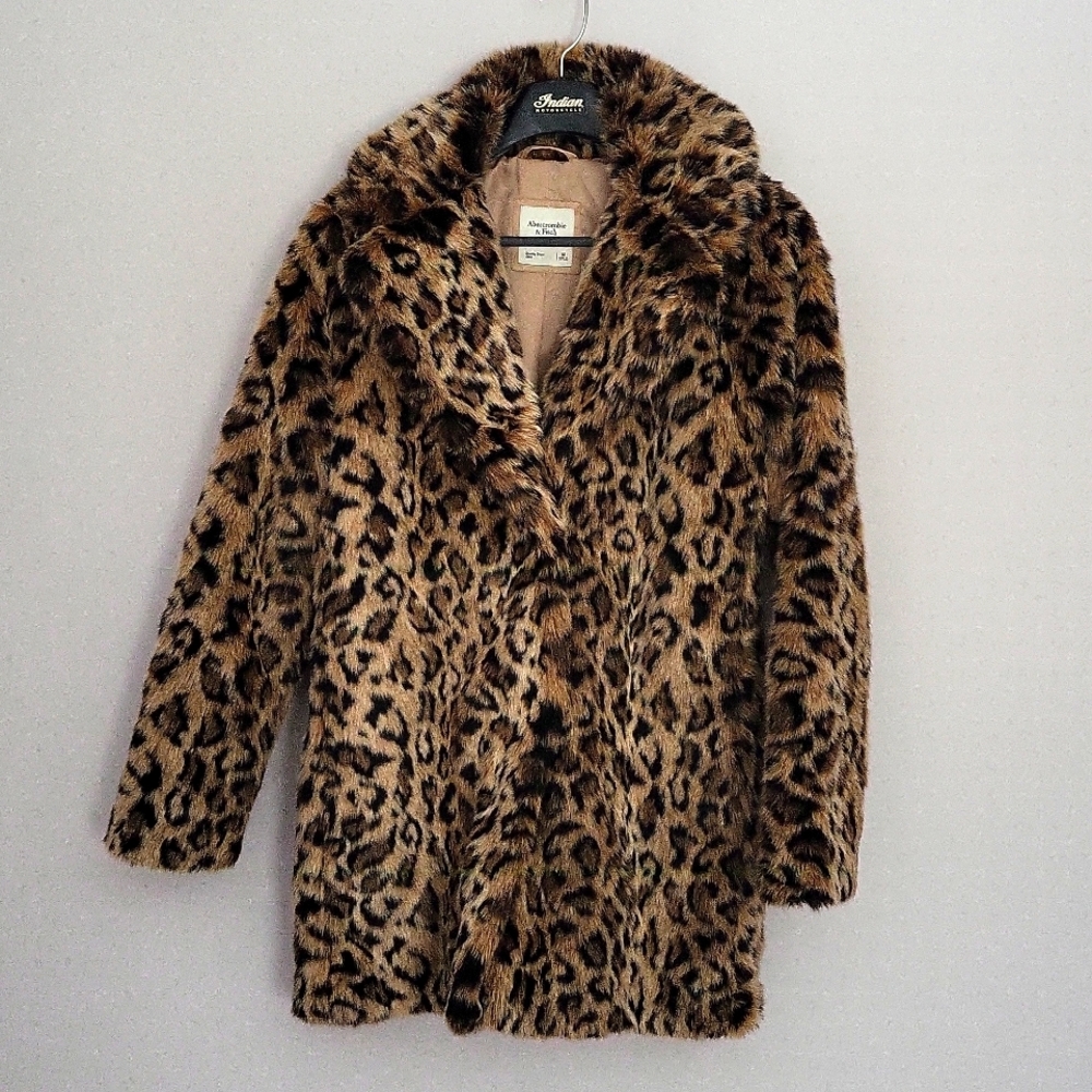 Faux fur coat